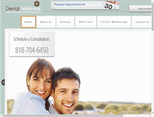 Tablet Screenshot of mywesthillsdentist.com